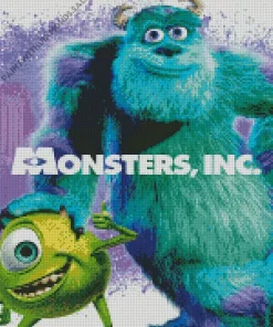 Animated Movie Monsters Inc Diamond Painting