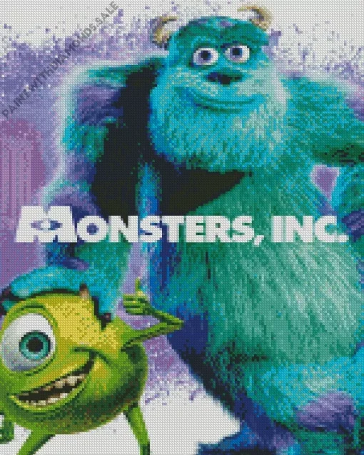 Animated Movie Monsters Inc Diamond Painting