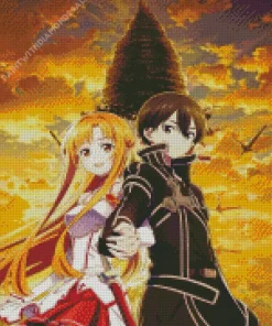 Anime Sword Art Online Diamond Painting