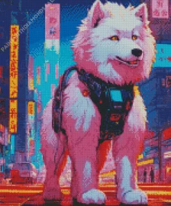 Anime Japanese Spitz Diamond Painting