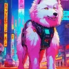 Anime Japanese Spitz Diamond Painting