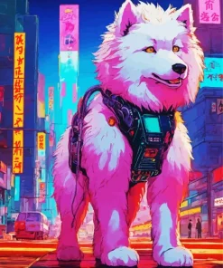 Anime Japanese Spitz Diamond Painting