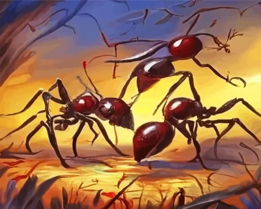 Army Ants Diamond Painting