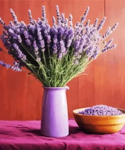 Aromatic Lavender Plant Diamond Painting