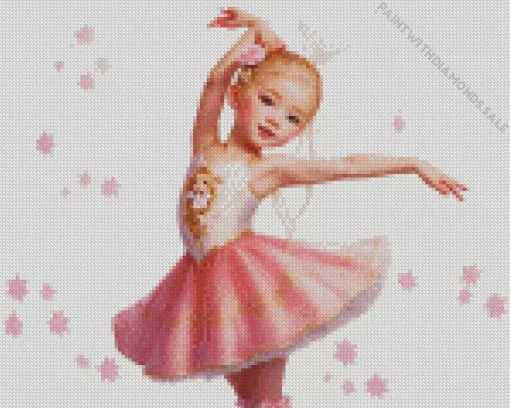 Baby Ballet Dancer Diamond Painting