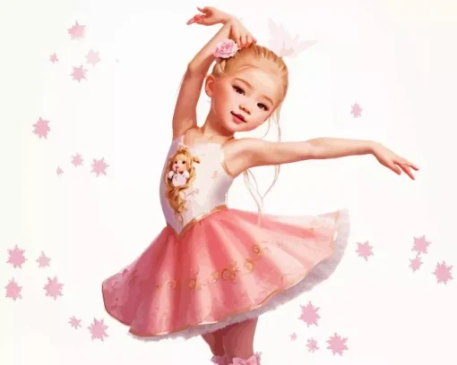 Baby Ballet Dancer Diamond Painting