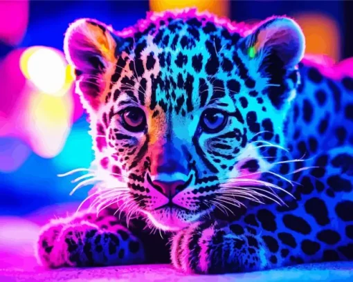 Baby Jaguar Diamond Painting