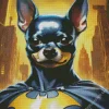 Batman Miniature Pinscher Diamond Painting