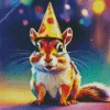 Birthday Chipmunk Diamond Painting