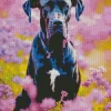 Black German Shorthaired Pointer Diamond Painting