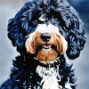 Black Labradoodle Diamond Painting