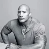 Black And White Dwayne Johnson Diamond Painting