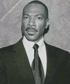 Black And White Eddie Murphy Diamond Painting