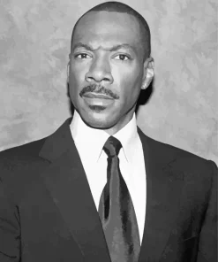 Black And White Eddie Murphy Diamond Painting