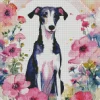 Black And White Greyhound Diamond Painting