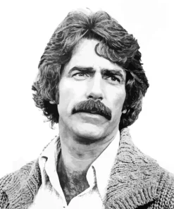 Black And White Sam Elliot Diamond Painting