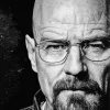 Black And White Walter White Diamond Painting