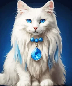 Blue Eyes Himalayan Cat Diamond Painting