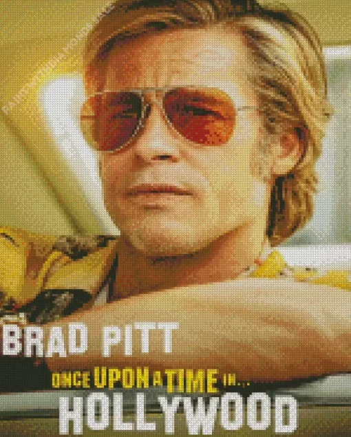 Brad Pitt As Cliff Booth Diamond Painting