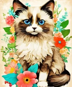 Brown Himalayan Cat Diamond Painting