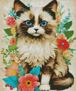 Brown Himalayan Cat Diamond Painting