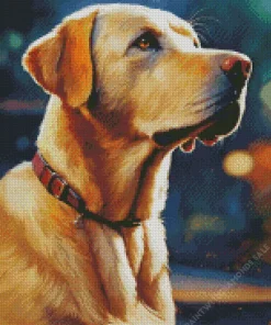 Brown Labrador Retriever Diamond Painting