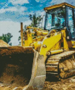 Bulldozer Diamond Painting