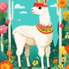 Cartoon Alpaca Diamond Painting