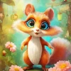 Cartoon Chipmunk Diamond Painting