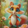 Cartoon Chipmunk Diamond Painting