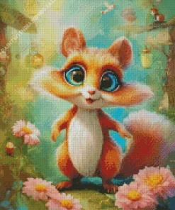 Cartoon Chipmunk Diamond Painting