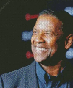 Charismatic Denzel Washington Diamond Painting