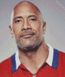 Charismatic Dwayne Johnson Diamond Painting