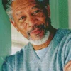 Charming Morgan Freeman Diamond Painting