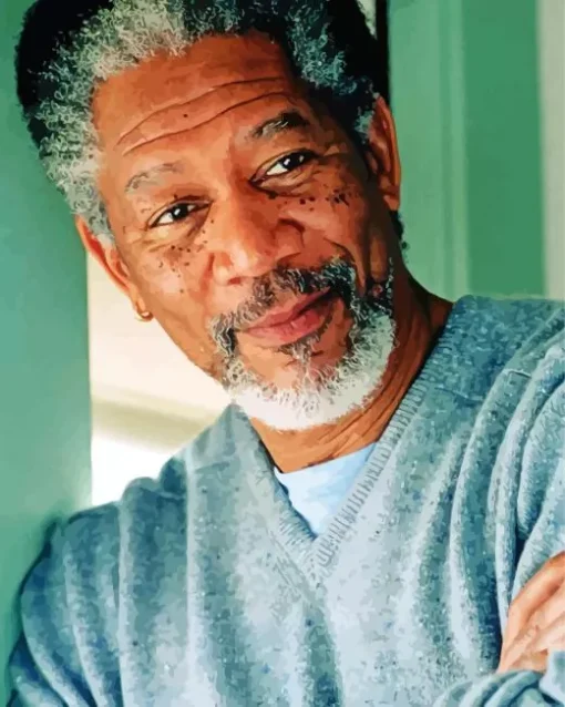 Charming Morgan Freeman Diamond Painting