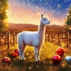 Christmas Alpaca Diamond Painting