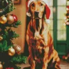 Christmas Irish Setter Diamond Painting