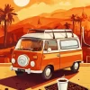 Classic Camper Van Diamond Painting