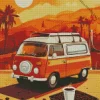 Classic Camper Van Diamond Painting