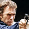 Clint Estwood In Dirty Harry With Gun Diamond Painting