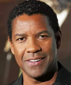 Close Up Denzel Washington Diamond Painting