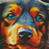 Close Up Irish Setter Diamond Painting