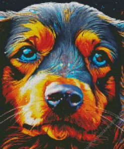 Close Up Irish Setter Diamond Painting