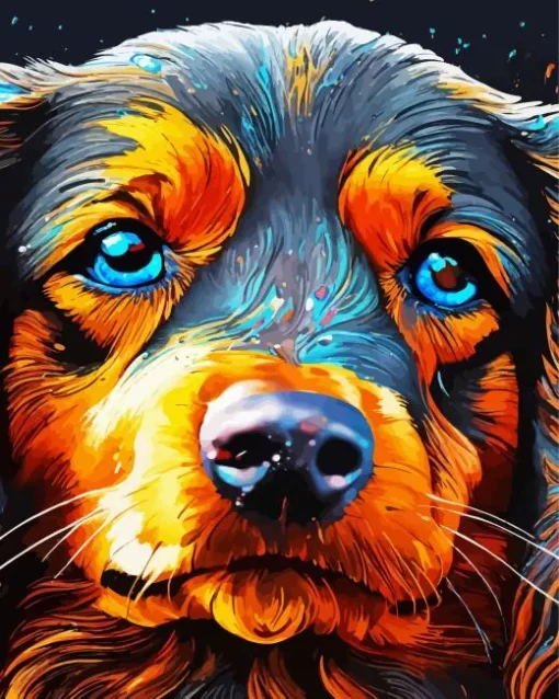 Close Up Irish Setter Diamond Painting