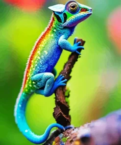 Colorful Chameleon Diamond Painting