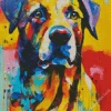 Colorful Rottweiler Diamond Painting