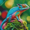 Colorful Cute Chameleon Diamond Painting