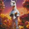 Cool Alpaca Diamond Painting