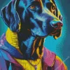 Cool Coonhound Diamond Painting