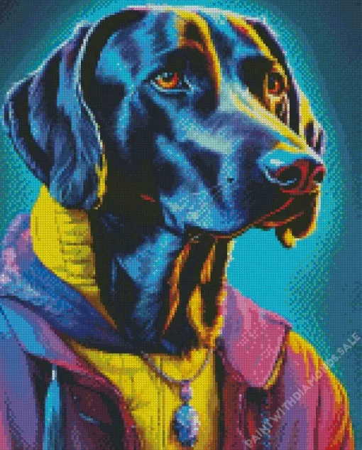 Cool Coonhound Diamond Painting